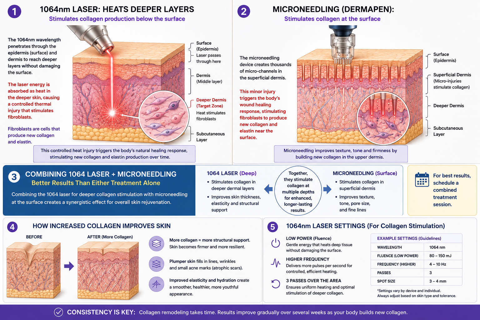 1064 + Microneedling