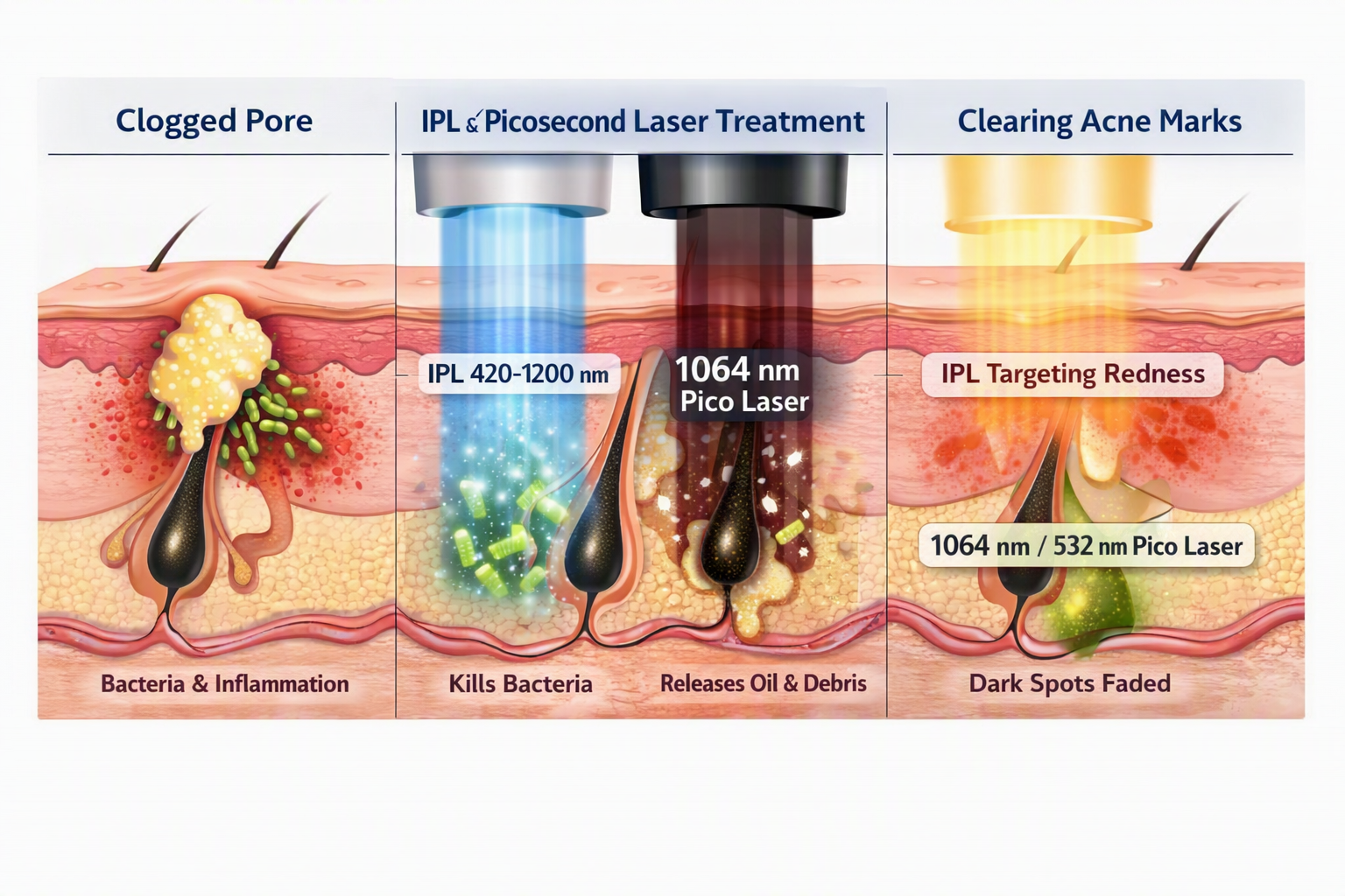 IPL and Pico for Acne